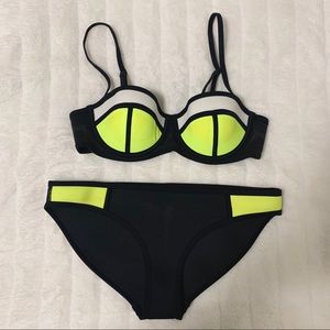 Triangl | Neoprene Bikini Yellow Swimsuit